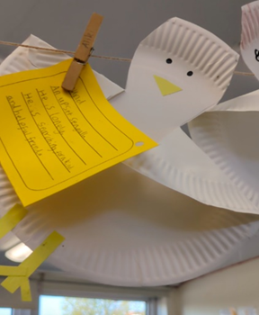 Making their own seagulls 