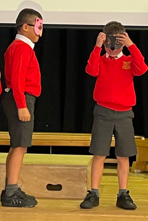 Year 1 Acting out what makes a good friend