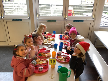 We enjoyed a traditional Christmas dinner and…