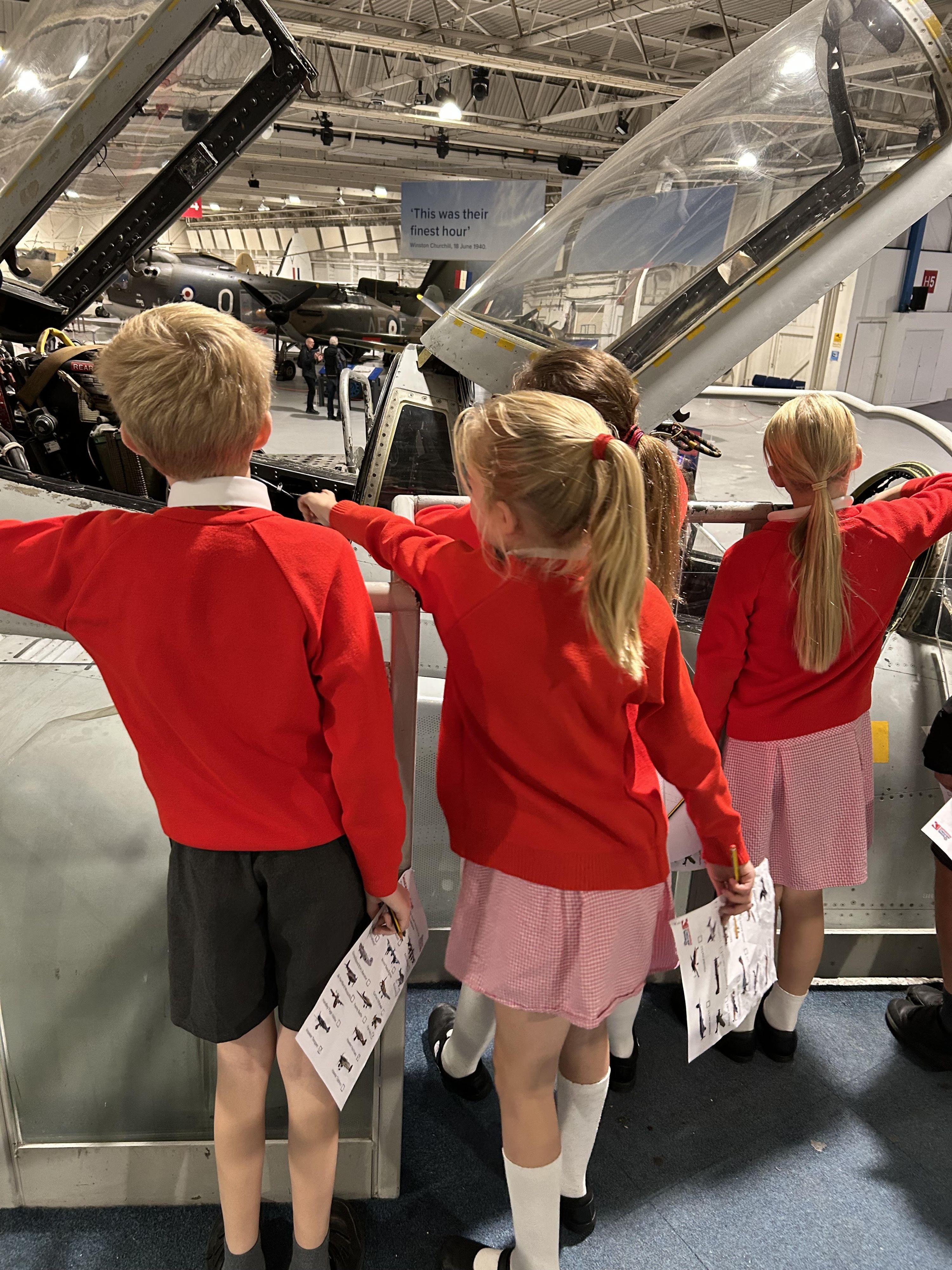 Year 6 exploring the RAF Museum