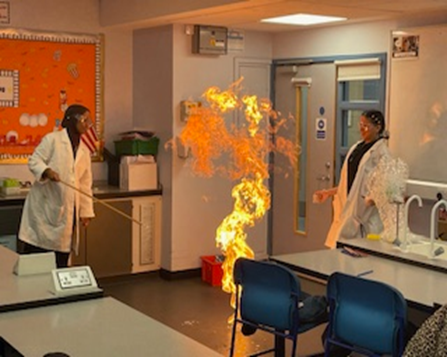 An exciting experiment using methane gas!