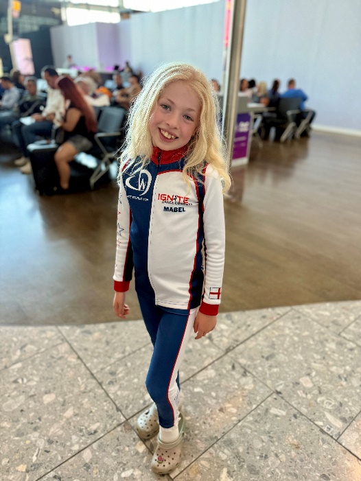 Young girl taking part in the Team England Squad