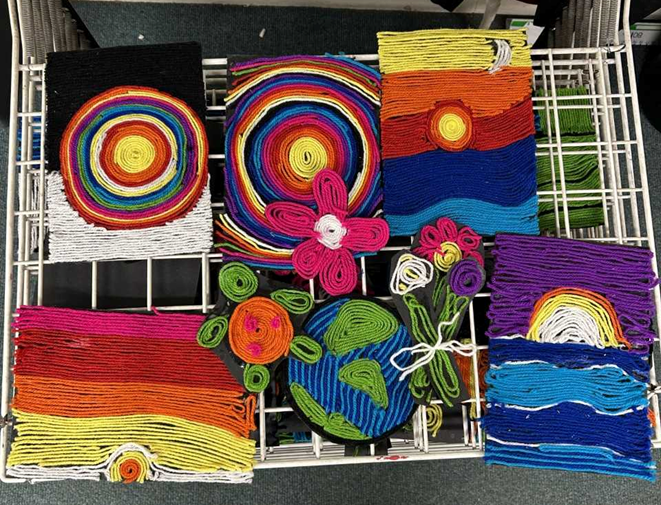 A selection of the pieces that have been made.