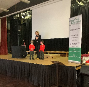 Reception children taking part in their anti bullying workshop.