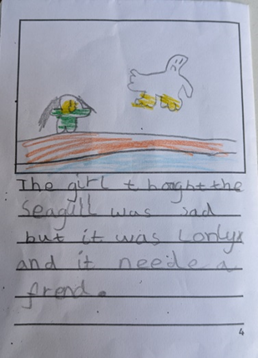 The children were very proud of their stories