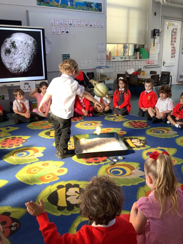 Exploring how craters came to be on the moon.