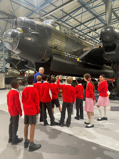 Year 6 exploring the RAF Museum