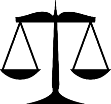 Weighing scales black and white icon