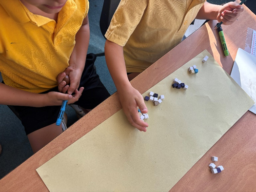 Year  children working in pairs