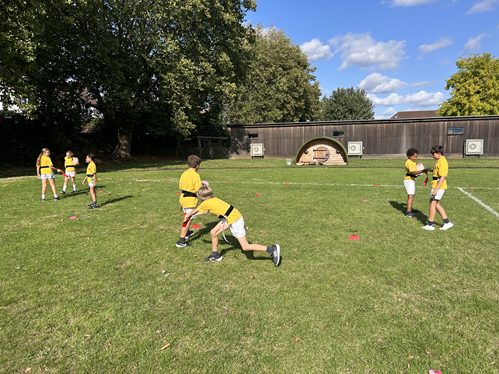 Tag Rugby at Raglan School