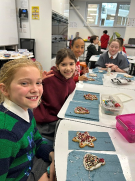 Year 6 biscuits looking good!