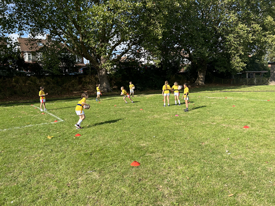 Tag rugby at Raglan School