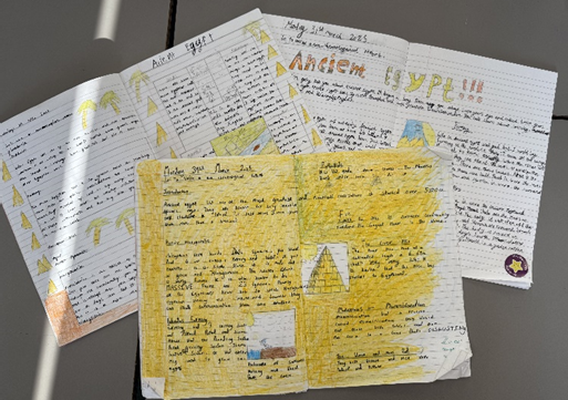 Picture of non-chronological reports about Ancient Egypt