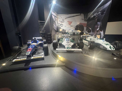 Some of the cars on display