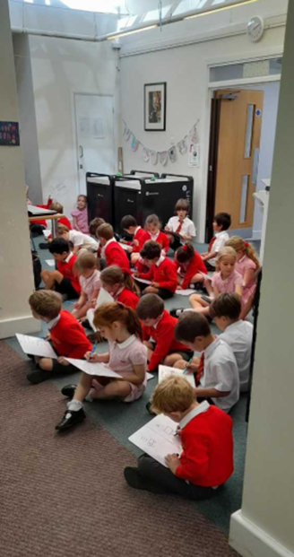 Year 1 on their Science Walk