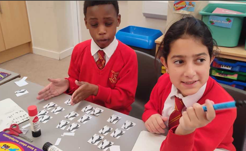 Year 4 children working