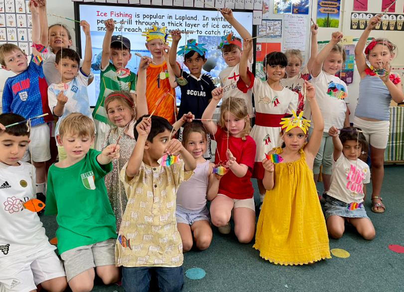 1T’s very colourful fish.