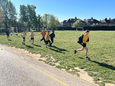 Year 6 running mini marathon
