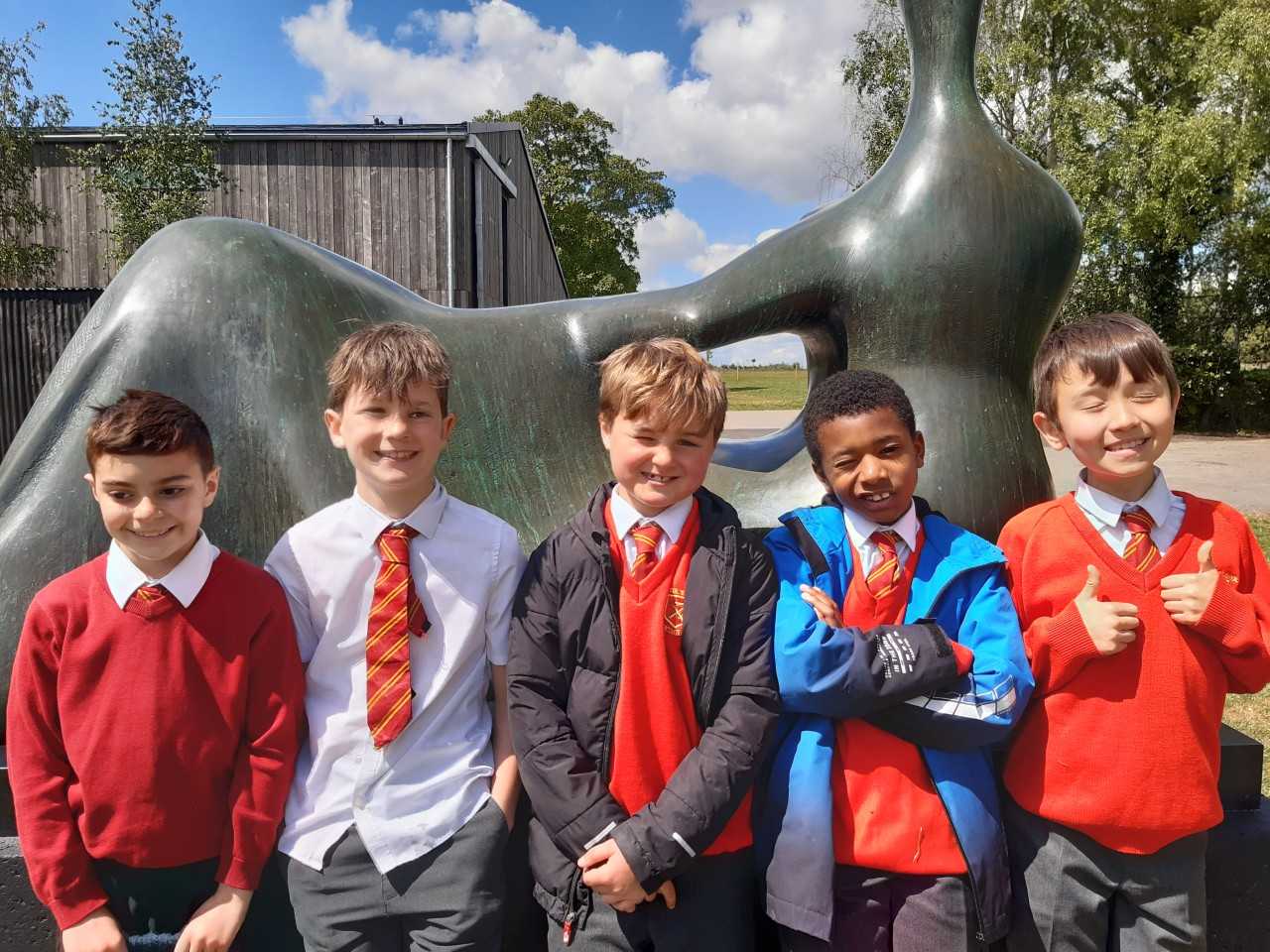 Year 4 at Henry Moore gardens
