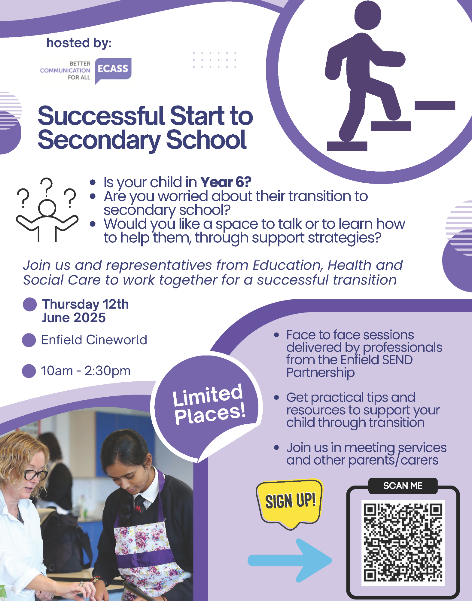 Secondary Transfer for SEND event hosted by ECASS